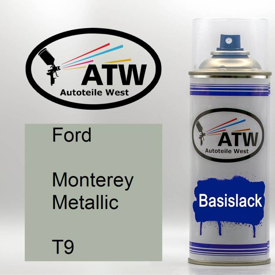 Ford, Monterey Metallic, T9: 400ml Sprühdose, von ATW Autoteile West.